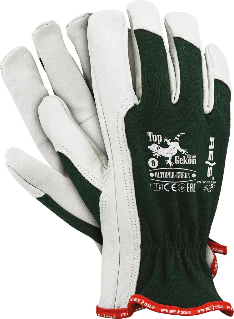 Rękawice ochronne REIS - RLTOPER-GREEN RLTOPER-GREEN