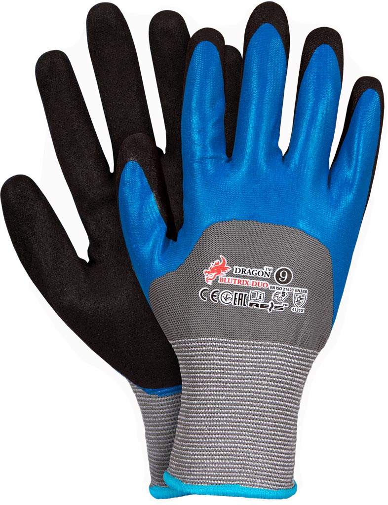 Rękawice ochronne REIS - BLUTRIX-DUO BLUTRIX-DUO