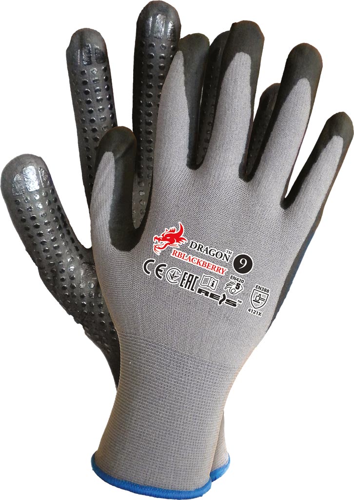 Rękawice ochronne REIS - RBLACKBERRY RBLACKBERRY