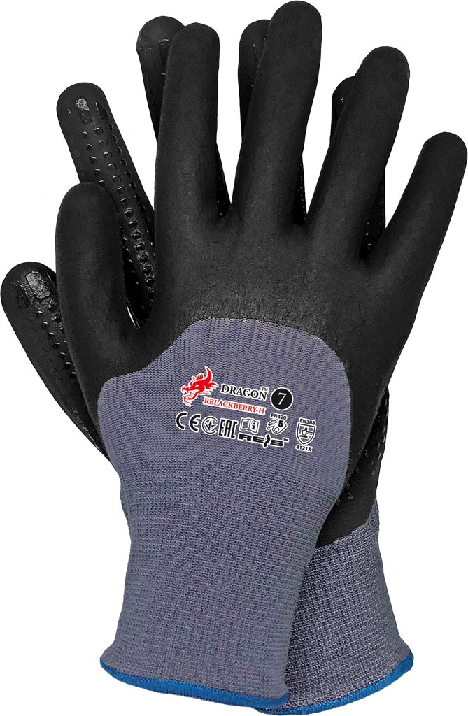 Rękawice ochronne REIS - RBLACKBERRY-H RBLACKBERRY-H