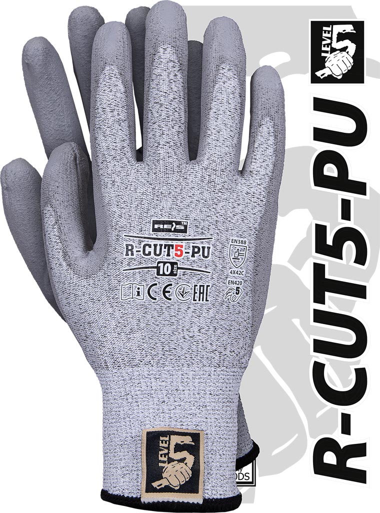 Rękawice ochronne REIS - R-CUT5-PU R-CUT5-PU