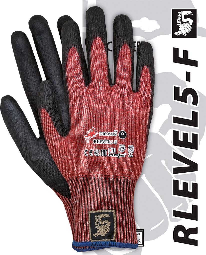 Rękawice ochronne REIS - RLEVEL5-F RLEVEL5-F