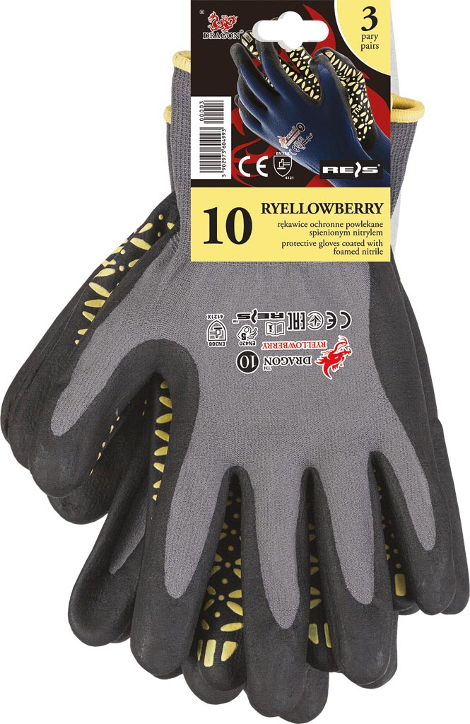 Rękawice ochronne REIS - RYELLOWBERRY-S RYELLOWBERRY-S