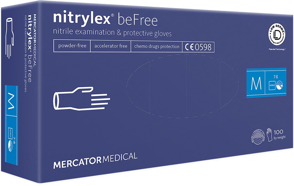 Rękawice nitrylowe 8% vat MERCATOR MEDICAL - RMM-NITBEFREE RMM-NITBEFREE