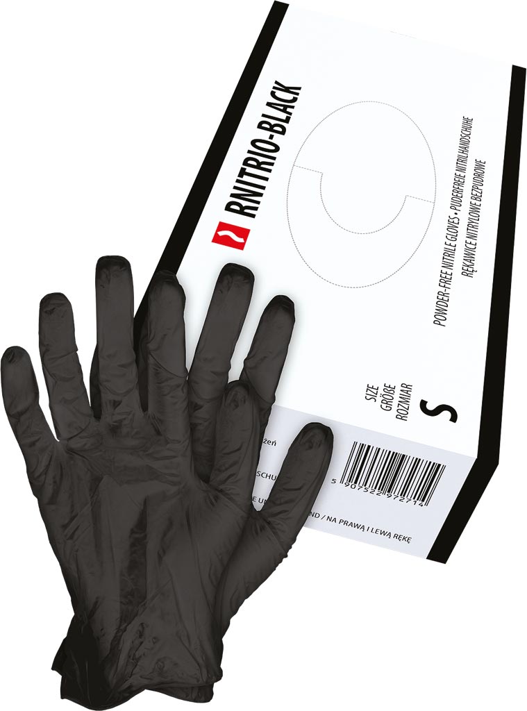 Rękawice nitrylowe REIS - RNITRIO-BLACK RNITRIO-BLACK