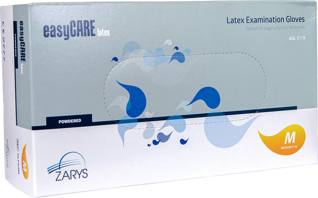 Rękawice lateksowe 8% vat ZARYS - RZ-LATEX RZ-LATEX