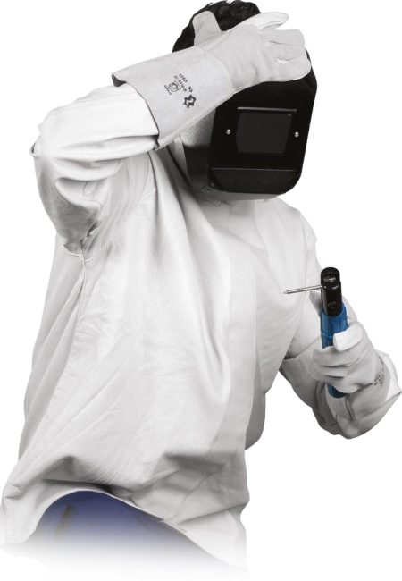 Kurtka ochronna skórzana dla spawaczy REIS - KSL KSLW