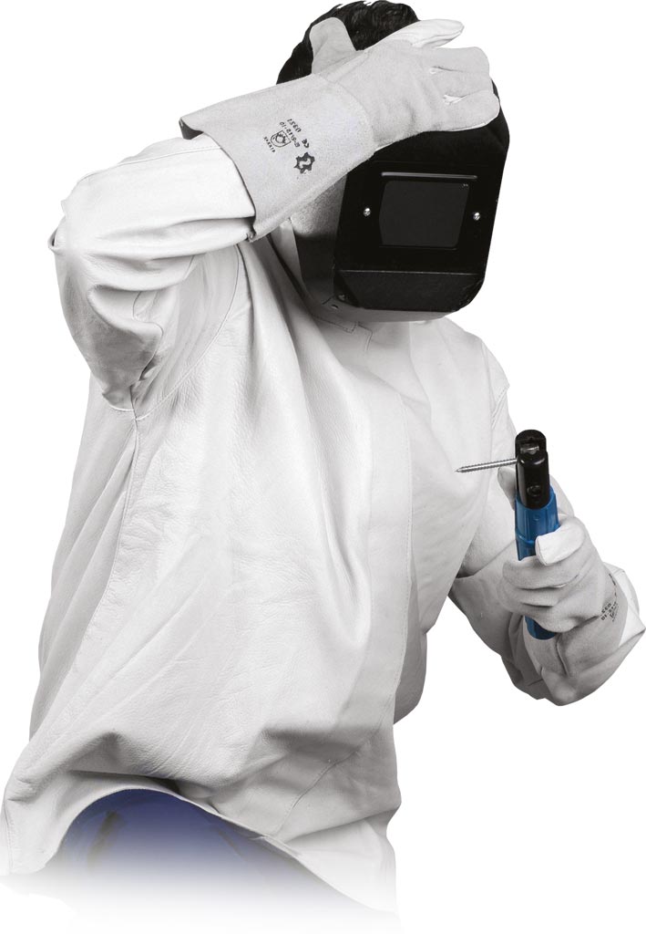 Kurtka ochronna skórzana dla spawaczy REIS - KSL KSLW