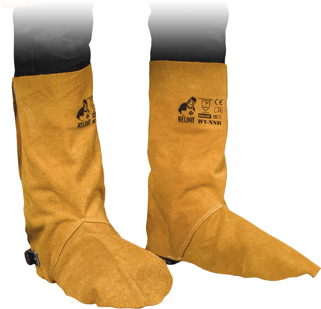 Getry ochronne skórzane dla spawaczy REIS - WY-NNB WY-NNBY