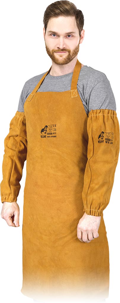 Zarękawek ochronny skórzany dla spawaczy REIS - WY-ZB WY-ZBY