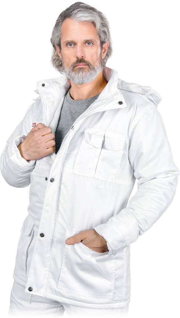 Kurtka ochronna ocieplana REIS - KMO-WHITE KMO-WHITE