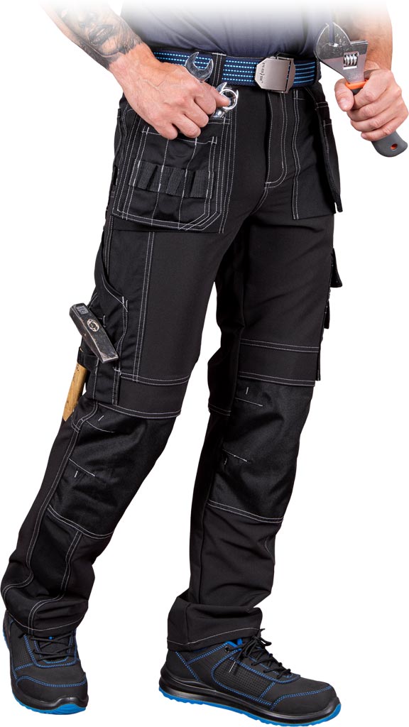 Spodnie ochronne do pasa L.HOLLMAN - LH-EVERBLACK LH-EVERBLACK