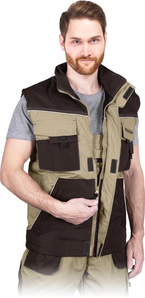 Bezrękawnik ochronny ocieplany L.HOLLMAN - LH-FMNW-V LH-FMNW-V Bezrękawnik ochronny ocieplany L.HOLLMAN - LH-FMNW-V LH-FMNW-V