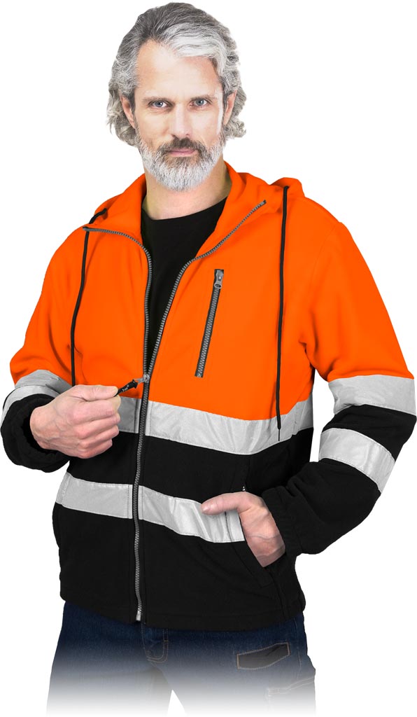 Bluza ochronna z polaru REIS - POLSTRIP-HD POLSTRIP-HD