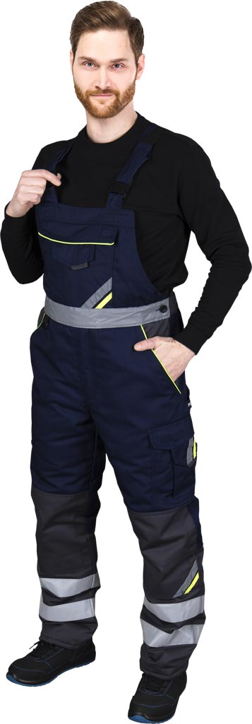 Spodnie ochronne ogrodniczki ocieplane REIS - PROM-WIN-B PROM-WIN-B