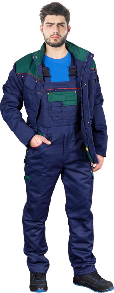 Spodnie ochronne ogrodniczki ocieplane REIS - STO STO