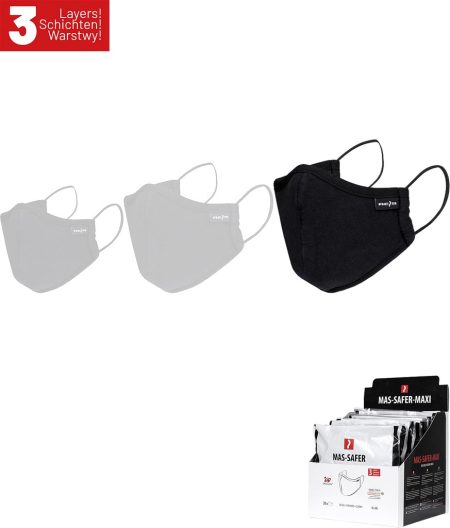 Maseczka higieniczna wielokrotnego użytk REIS - MAS-SAFER-MAXI MAS-SAFER-MAXIB