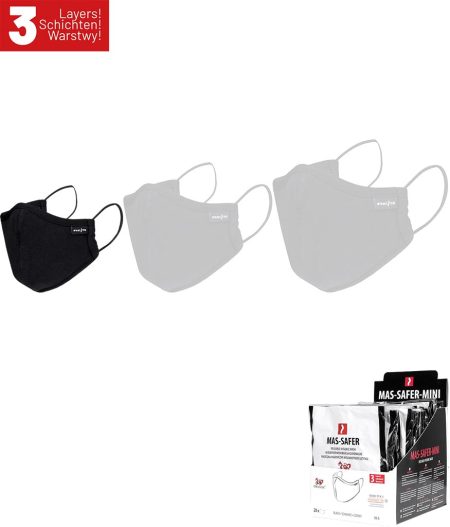 Maseczka higieniczna wielokrotnego użytk REIS - MAS-SAFER-MINI MAS-SAFER-MINIB