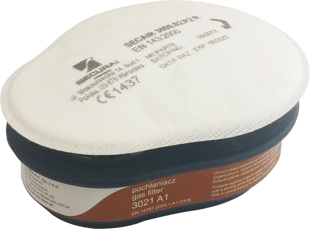 Filtropochłaniacz SECURA - SEC-FIL-A1P2 SEC-FIL-A1P2