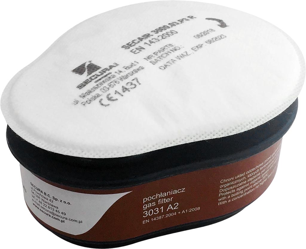 Filtropochłaniacz SECURA - SEC-FIL-A2P3R SEC-FIL-A2P3R
