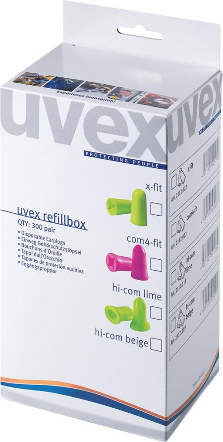 Wkładki przeciwhałasowe UVEX - UX-XFIT UX-XFIT