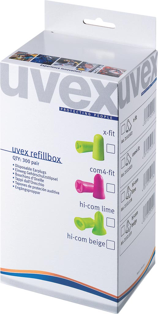 Wkładki przeciwhałasowe UVEX - UX-XFIT UX-XFIT