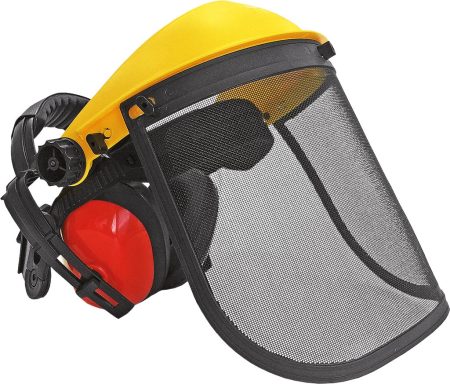 Siatkowa osłona twarzy z nausznikami REIS - OT-FORTPRO-ME OT-FORTPRO-ME