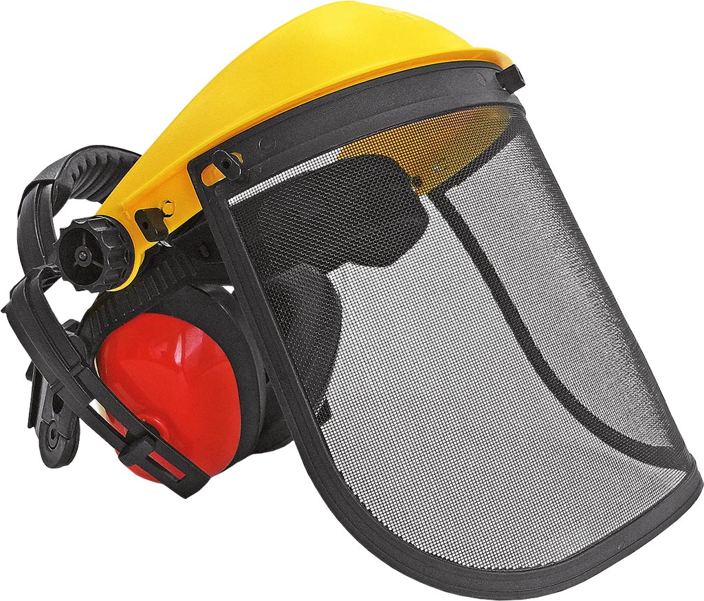 Siatkowa osłona twarzy z nausznikami REIS - OT-FORTPRO-ME OT-FORTPRO-ME