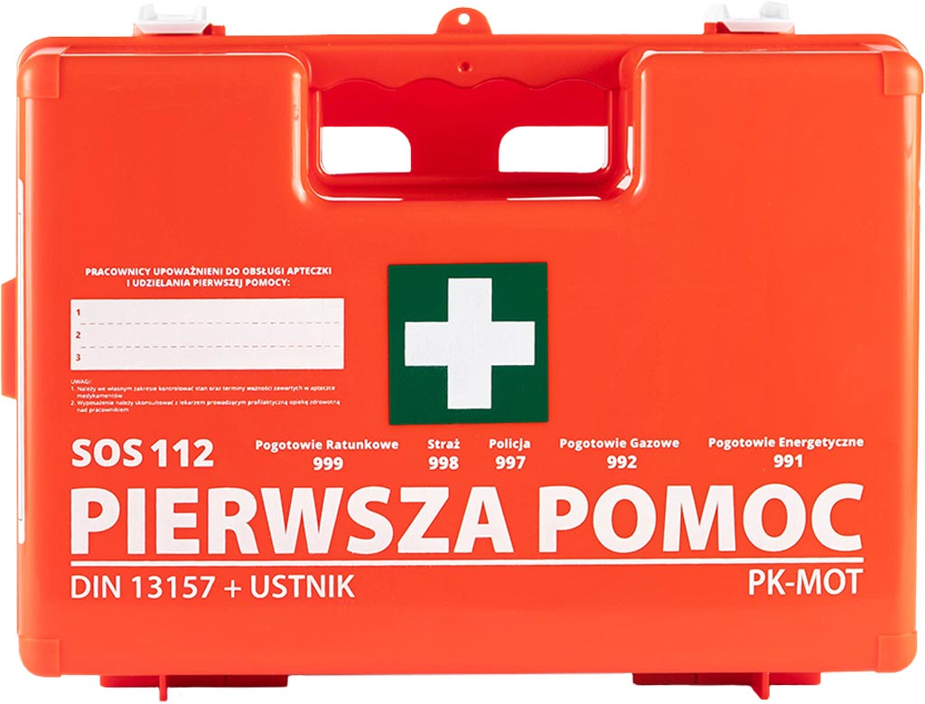 Apteczka pierwszej pomocy 8% vat PK-MOT - AZP100 AZP100