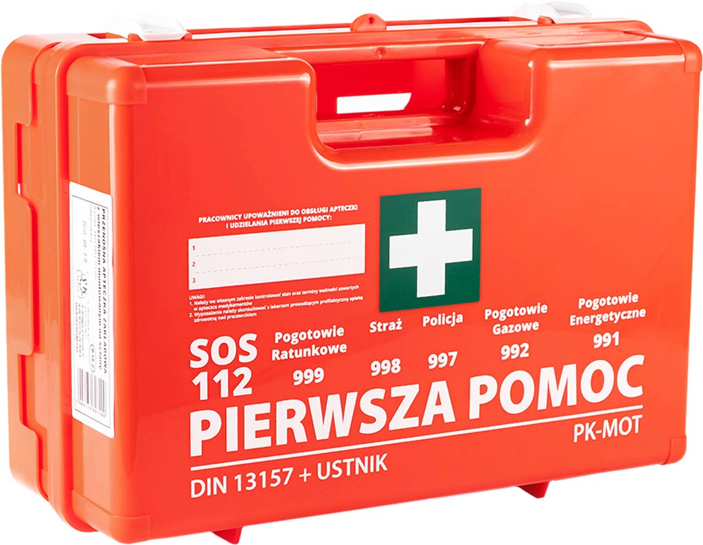 Apteczka pierwszej pomocy 8% vat PK-MOT - AZP15 AZP15