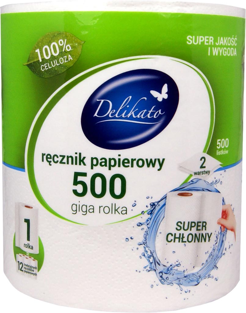 Ręczniki papierowe DELIKATO - DELIKATO-REC500 DELIKATO-REC500