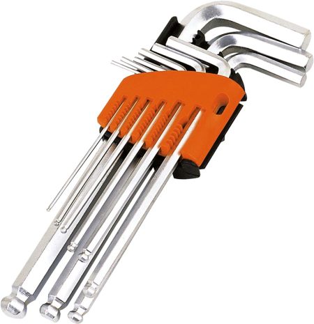 Zestaw kluczy imbusowych GERTU - GKLIMBUMID9S GKLIMBUMID9S