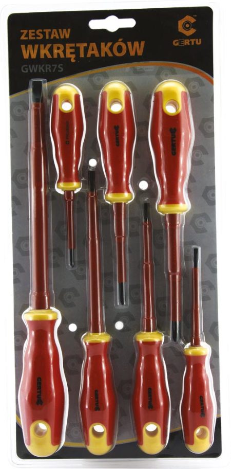 Zestaw wkrętaków GERTU - GWKR7S GWKR7S