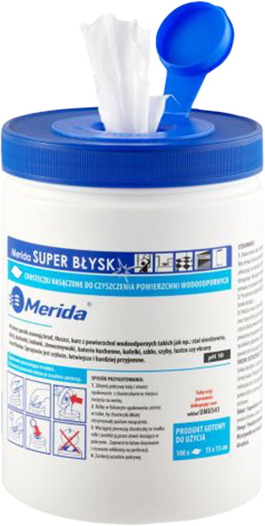 Chusteczki do czyszczenia powierzchni MERIDA - HME-WIPES HME-WIPES