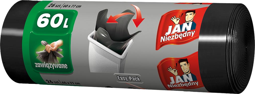 Worki na śmieci JAN NIEZBĘDNY - JAN-WOR-HD60 JAN-WOR-HD60
