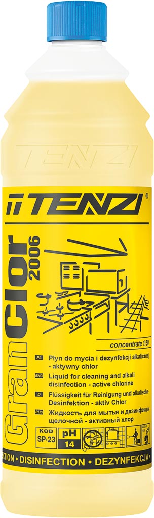 Preparat dezynfekcyjno-myjący TENZI - TZ-GRANCLOR TZ-GRANCLOR1 Preparat dezynfekcyjno-myjący TENZI - TZ-GRANCLOR TZ-GRANCLOR1