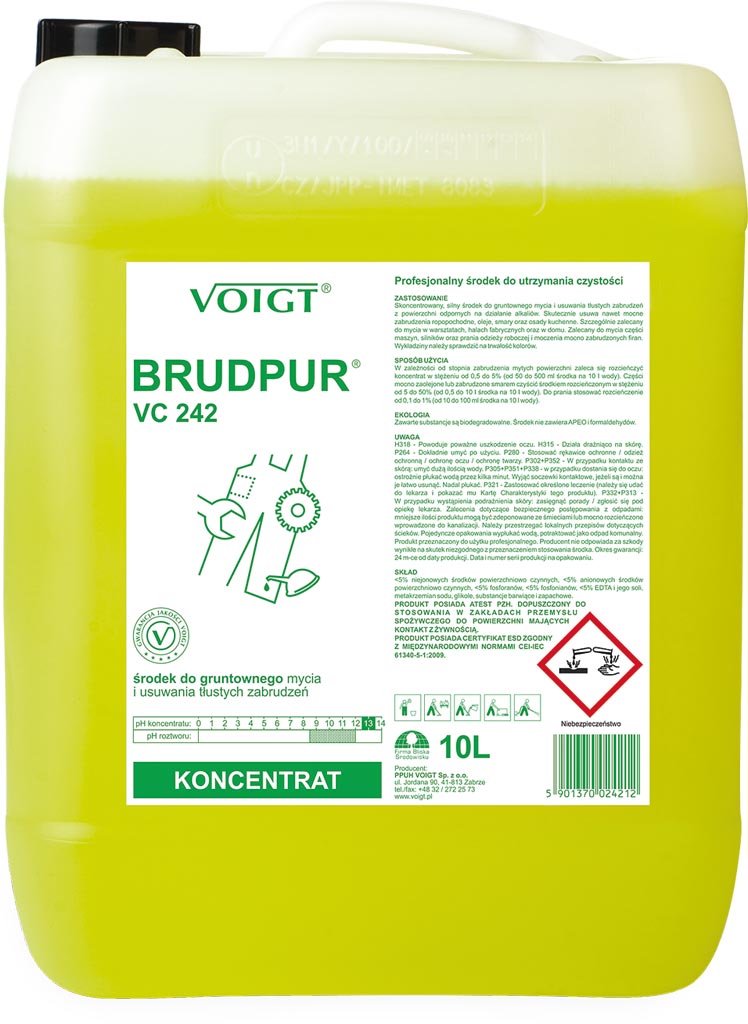 środek do usuwania tłustego brudu VOIGT - V-BRUDPUR V-BRUDPUR środek do usuwania tłustego brudu VOIGT - V-BRUDPUR V-BRUDPUR