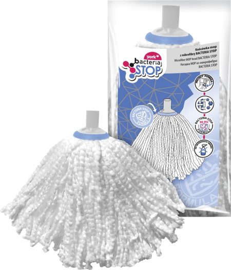 Końcówka mop z mikrofibry bacteria stop YORK - YMOPKONMICROANBA YMOPKONMICROANBA