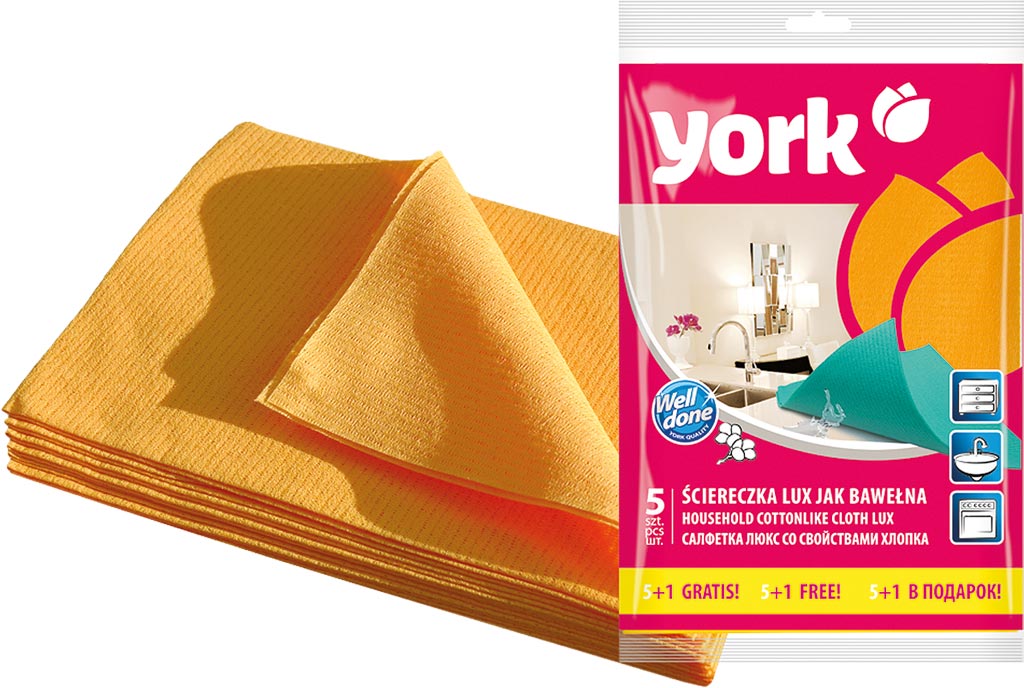 ścierka lux 6 szt. YORK - YSCIELUX YSCIELUX
