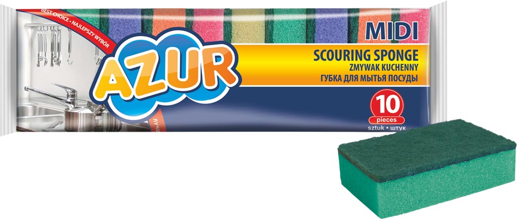 Zmywak kuchenny midi 10 szt YORK - YZMYMIDI YZMYMIDI