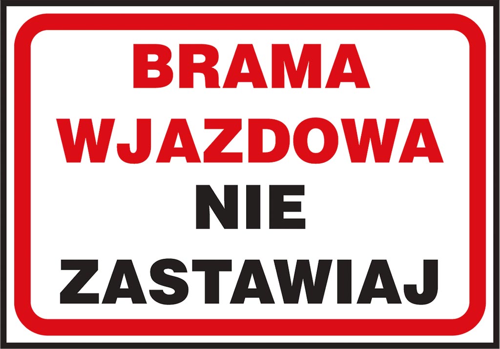 Znak bezpieczeństwa ANRO - Z-41P Z-41P