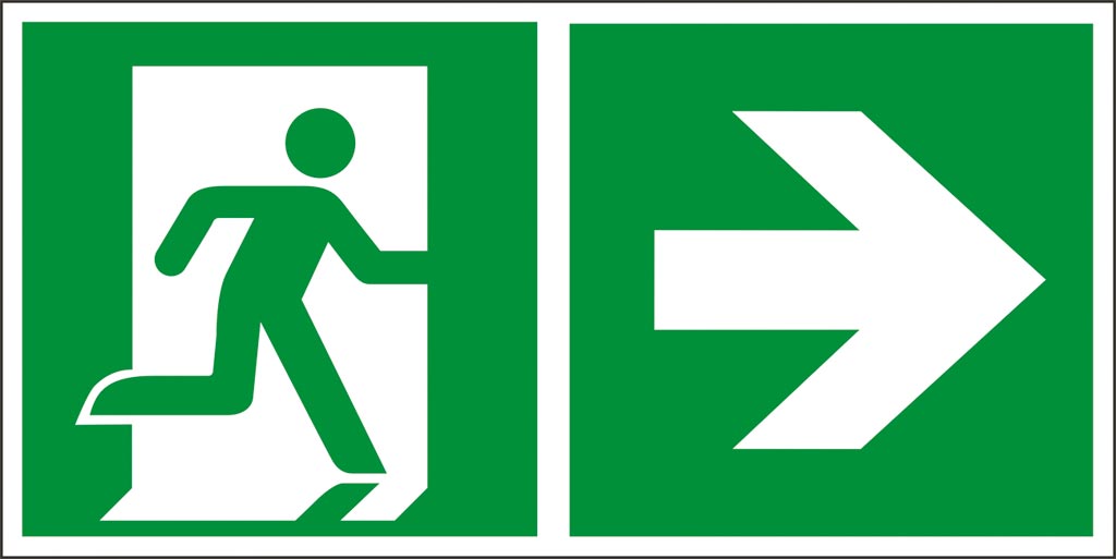 Znak bezpieczeństwa ANRO - Z-E002-1 Z-E002-1