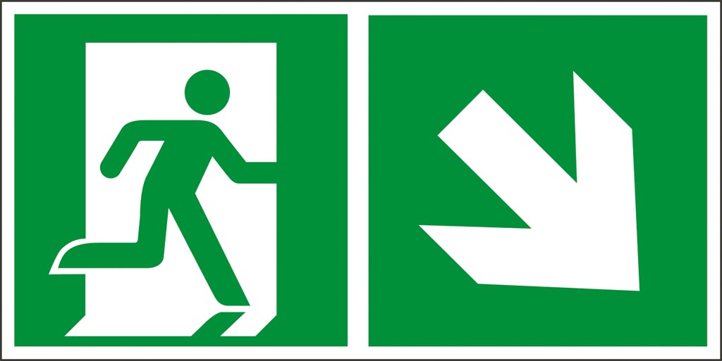 Znak bezpieczeństwa ANRO - Z-E002-2 Z-E002-2