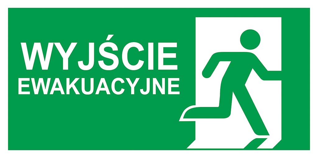 Znak bezpieczeństwa ANRO - Z-E002-5 Z-E002-5