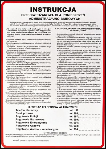 Znak bezpieczeństwa ANRO - Z-IP06 Z-IP06-P-250x350