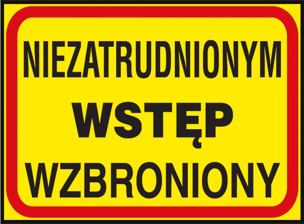 Znak bezpieczeństwa ANRO - Z-TB14 Z-TB14-P-250x350