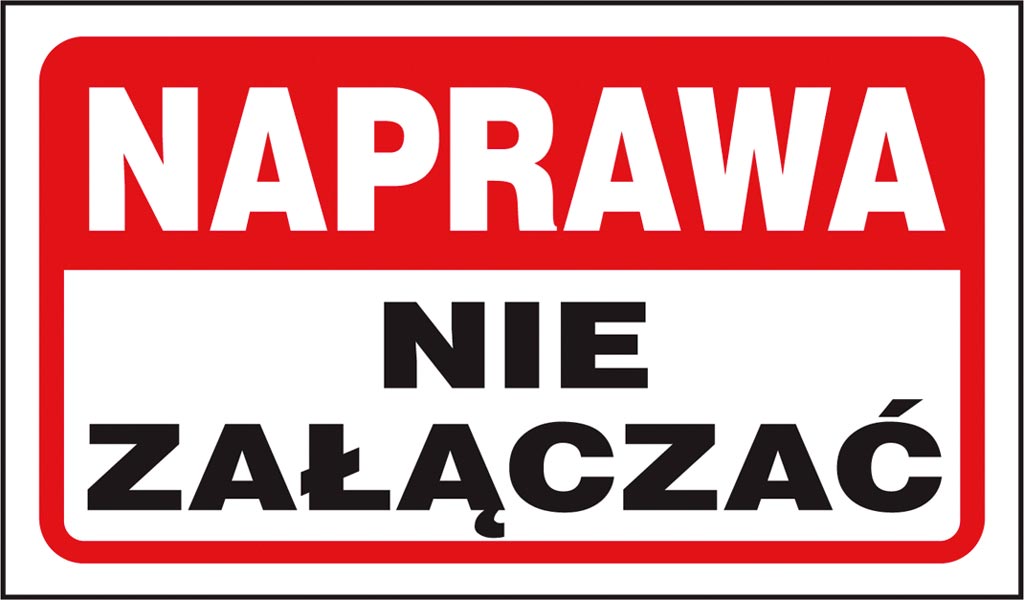 Znak bezpieczeństwa ANRO - ZZ-105 ZZ-105