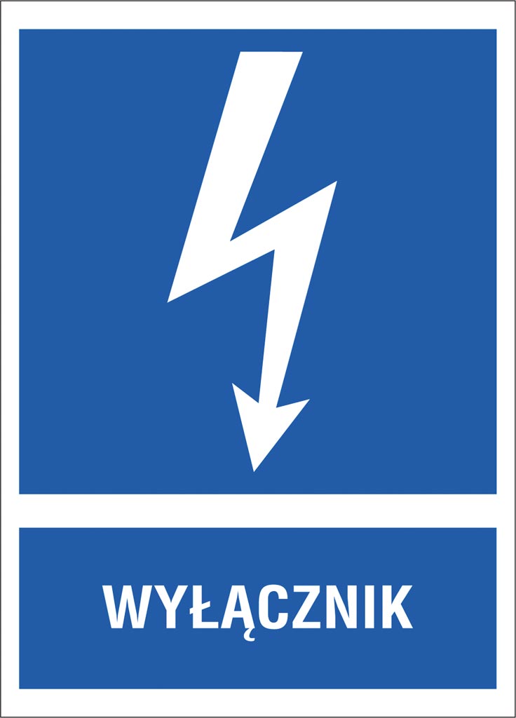 Znak bezpieczeństwa ANRO - ZZ-10EIA ZZ-10EIA