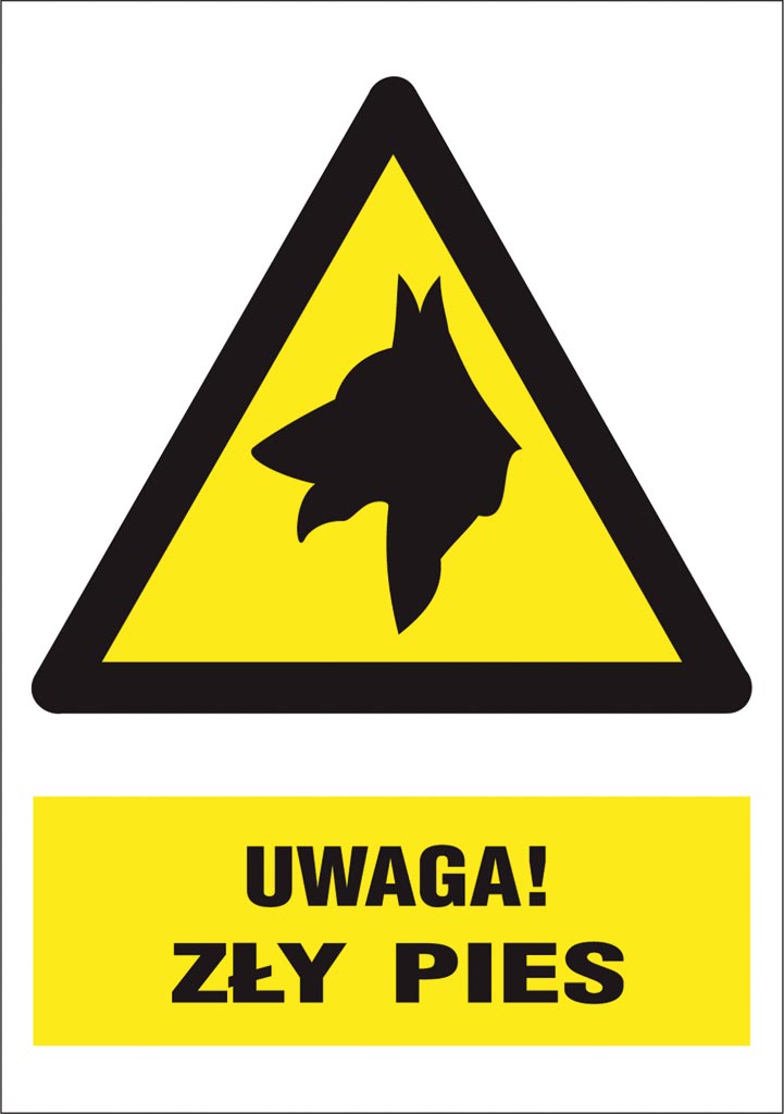 Znak bezpieczeństwa ANRO - ZZ-10O-1 ZZ-10O-1