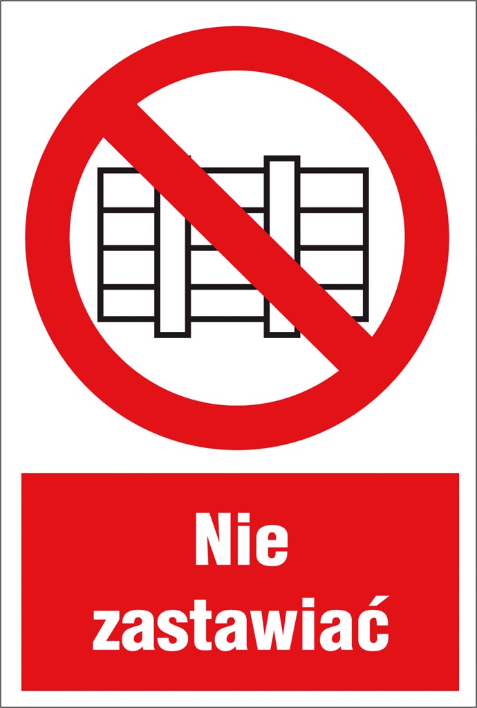 Znak bezpieczeństwa ANRO - ZZ-10P-1 ZZ-10P-1